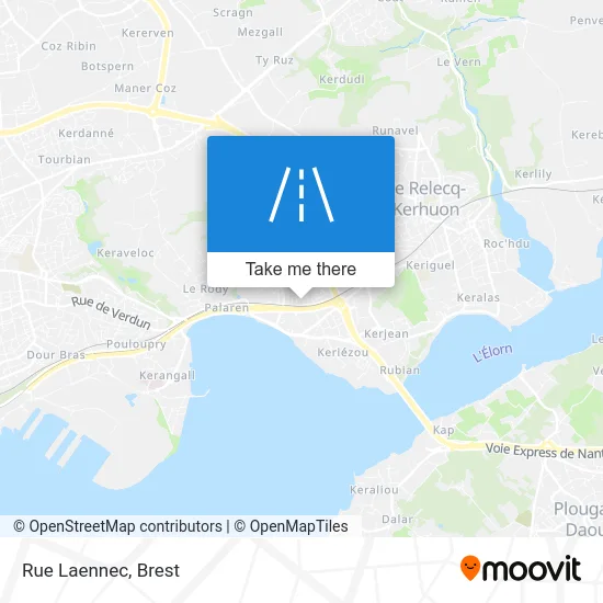 Rue Laennec map