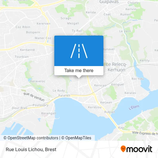 Rue Louis Lichou map