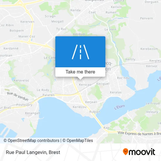 Rue Paul Langevin map