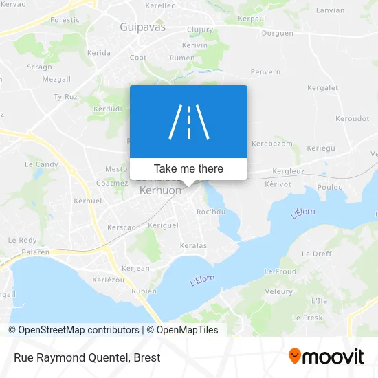 Rue Raymond Quentel map