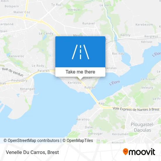 Venelle Du Carros map