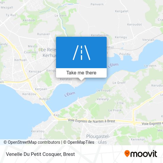 Venelle Du Petit Cosquer map