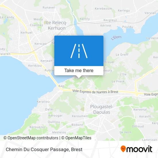 Chemin Du Cosquer Passage map