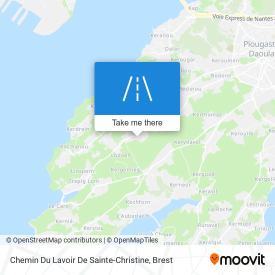 Mapa Chemin Du Lavoir De Sainte-Christine