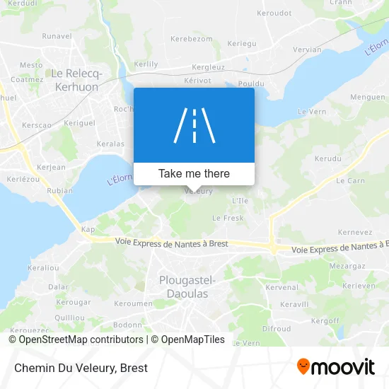 Chemin Du Veleury map