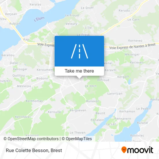 Rue Colette Besson map