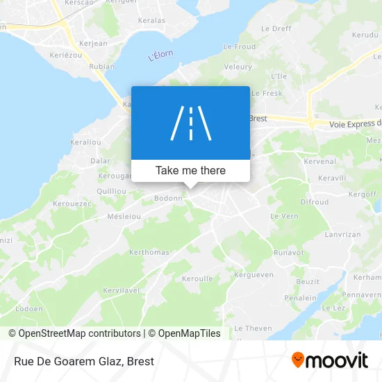 Rue De Goarem Glaz map