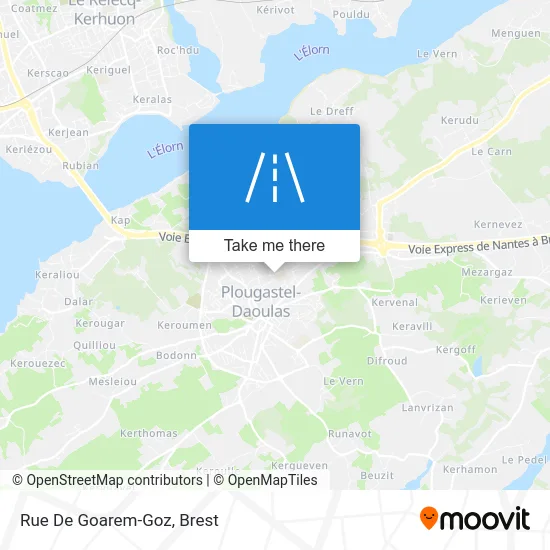 Rue De Goarem-Goz map