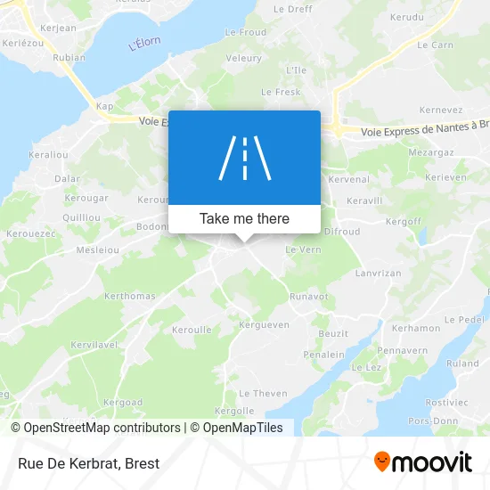 Rue De Kerbrat map