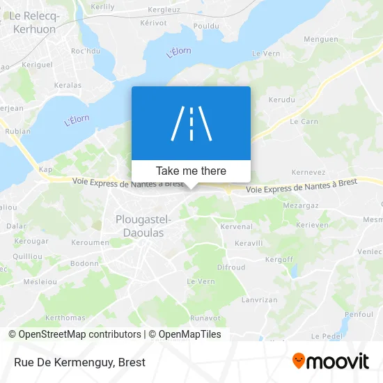 Rue De Kermenguy map