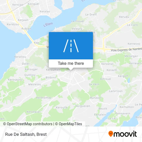 Rue De Saltash map