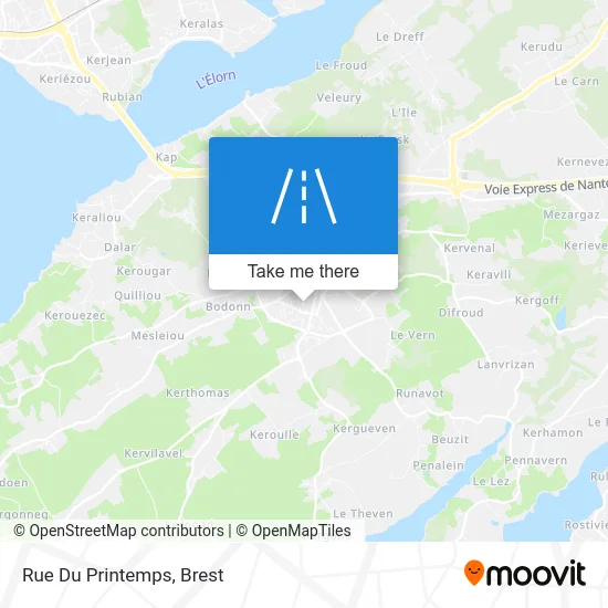 Rue Du Printemps map