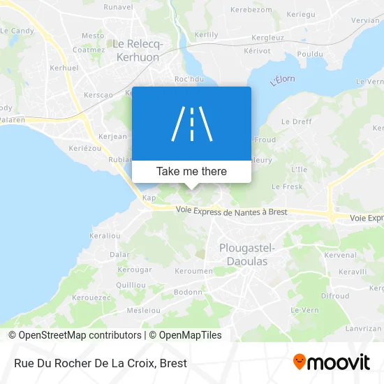 Rue Du Rocher De La Croix map