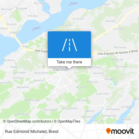 Rue Edmond Michelet map