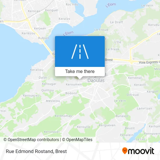 Rue Edmond Rostand map