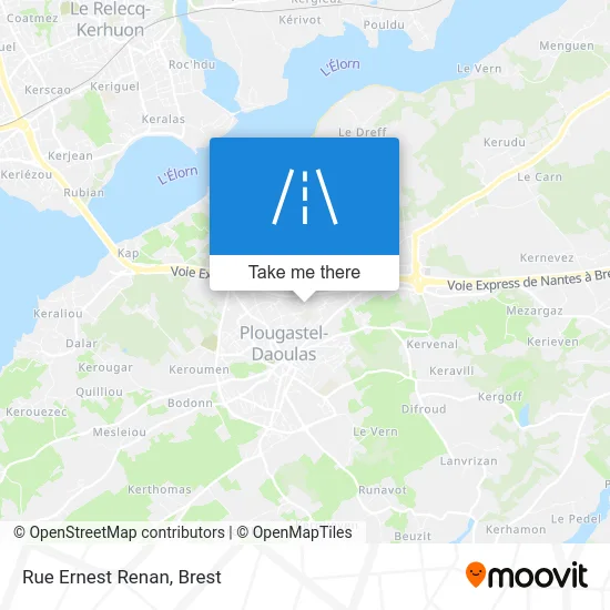 Rue Ernest Renan map