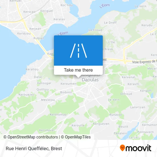 Rue Henri Queffélec map