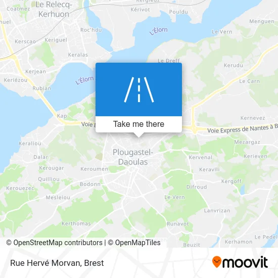 Rue Hervé Morvan map