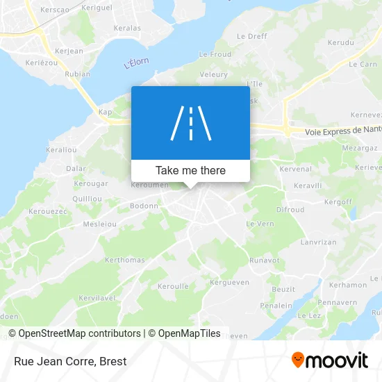 Rue Jean Corre map