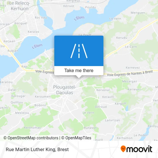 Rue Martin Luther King map