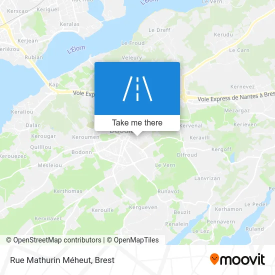 Rue Mathurin Méheut map