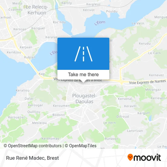 Rue René Madec map