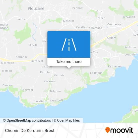 Chemin De Kerourin map