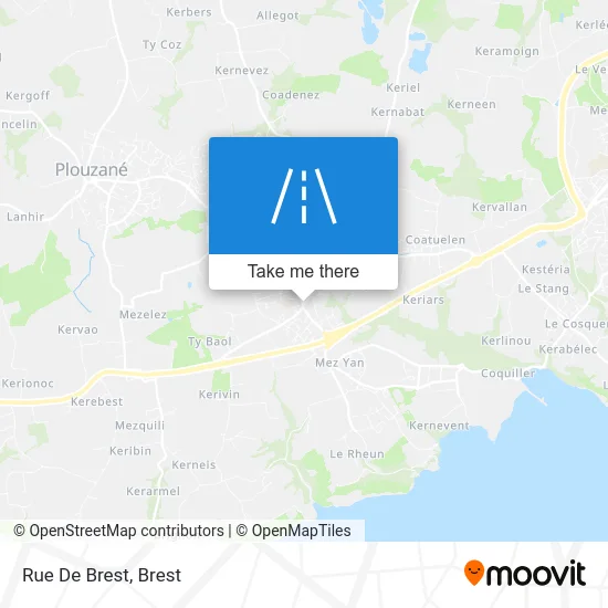 Rue De Brest map