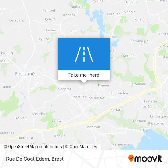 Rue De Coat-Edern map