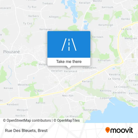 Rue Des Bleuets map