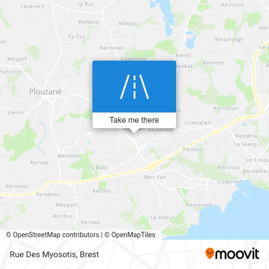 Rue Des Myosotis map