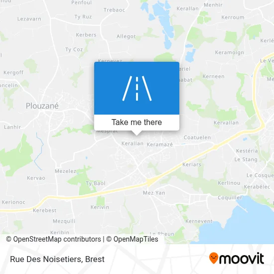 Rue Des Noisetiers map