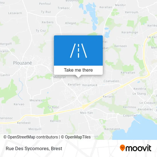 Rue Des Sycomores map