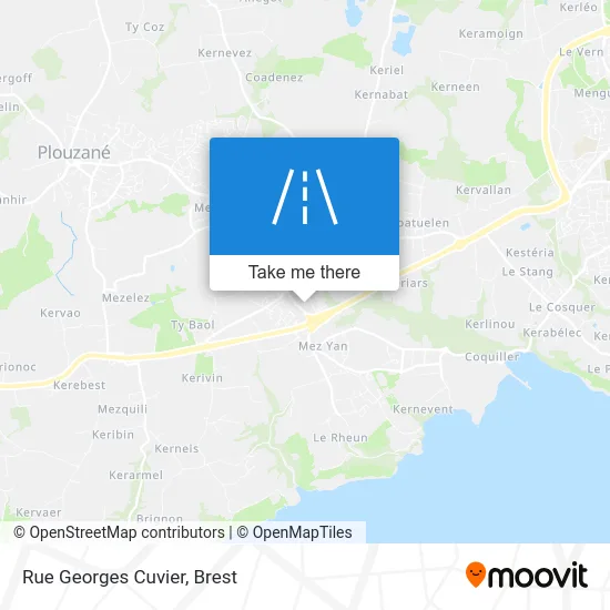 Rue Georges Cuvier map