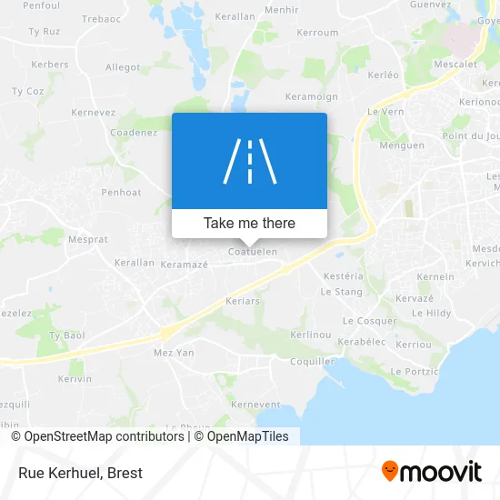 Rue Kerhuel map