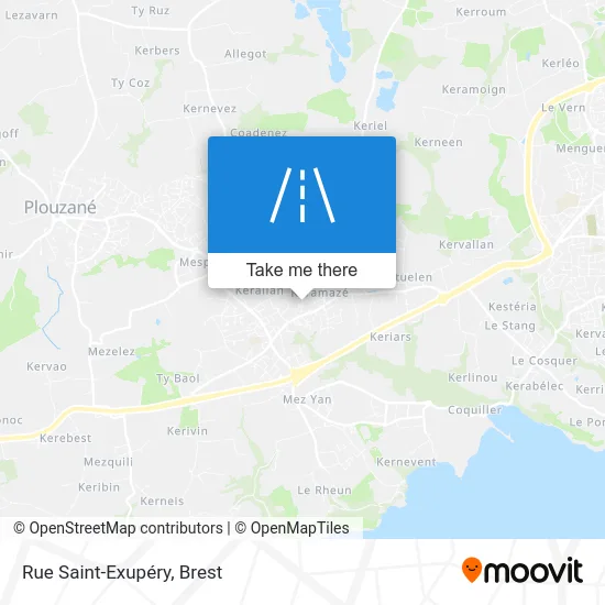 Rue Saint-Exupéry map