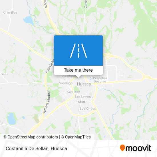 Costanilla De Sellán map
