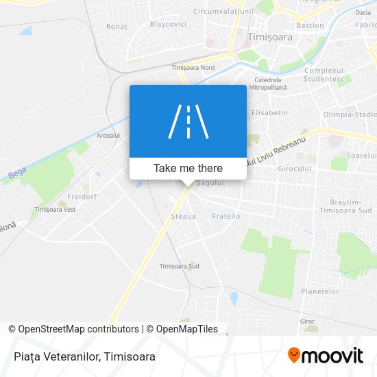 Piața Veteranilor map