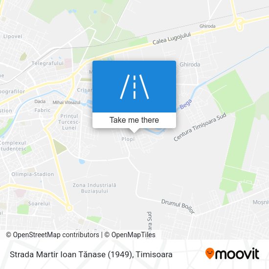 Strada Martir Ioan Tănase (1949) map