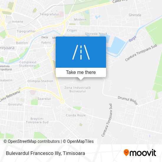 Bulevardul Francesco Illy map