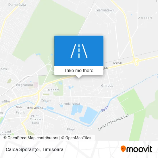 Calea Speranței map