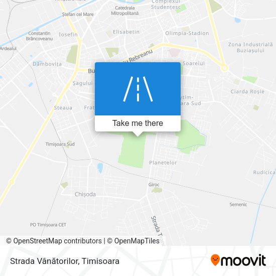 Strada Vânătorilor map