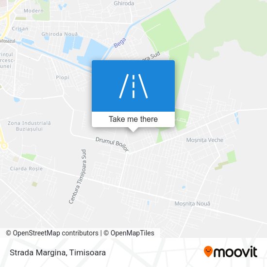 Strada Margina map