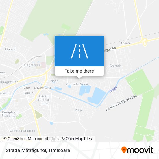 Strada Mătrăgunei map