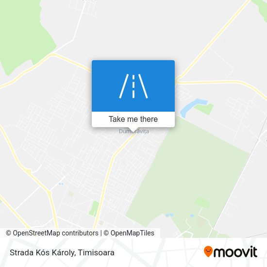 Strada Kós Károly map