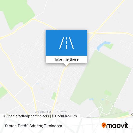 Strada Petőfi Sándor map