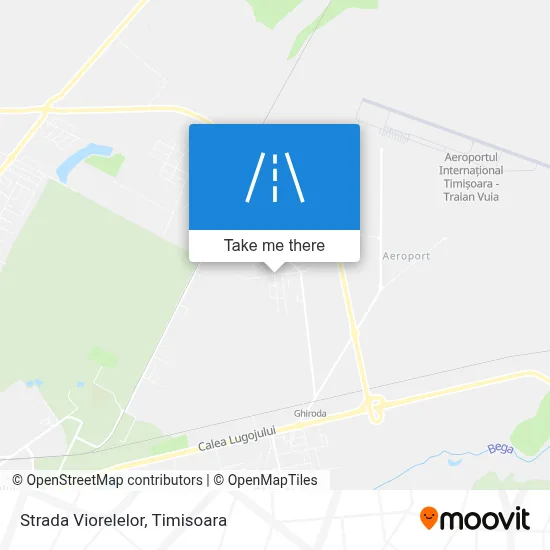 Strada Viorelelor map