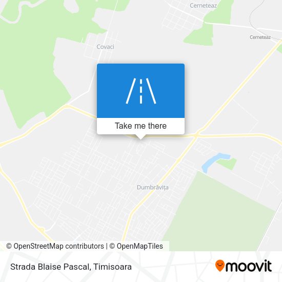 Strada Blaise Pascal map
