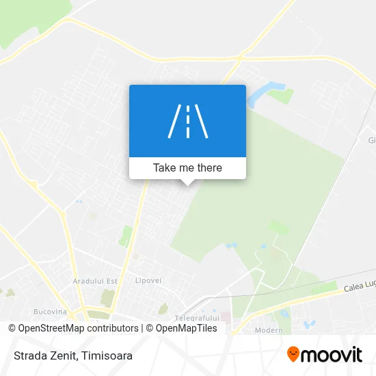 Strada Zenit map