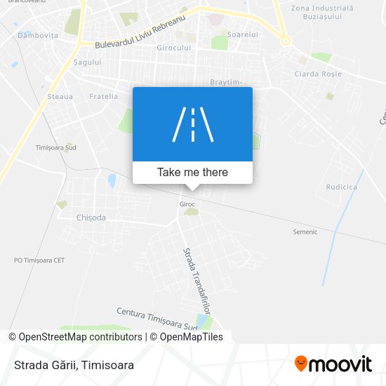 Strada Gării map